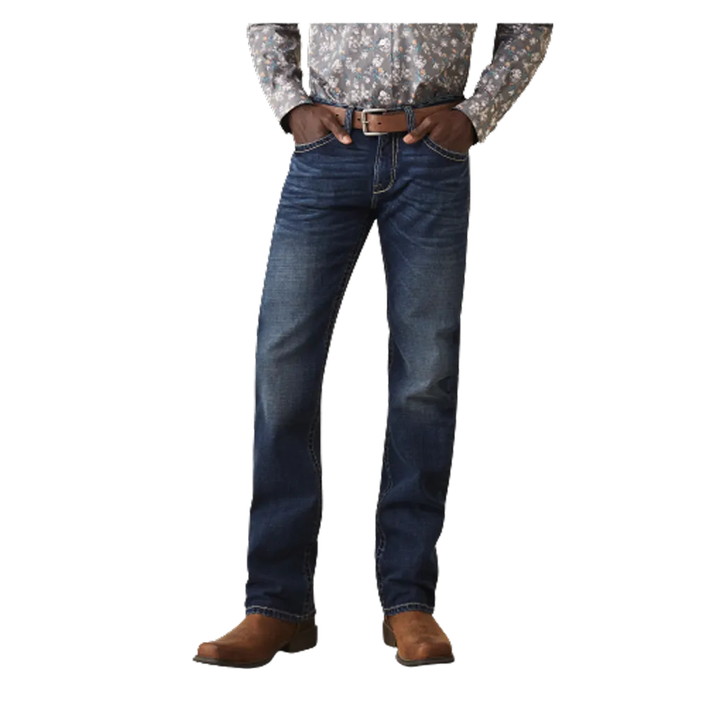 10044377 Ariat Men's M7 Slim Greysill Straight Leg Jean - Denali