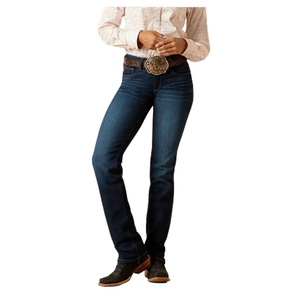 10051608 Ariat Women's Mid Rise Romana Straight Leg Jean - Pennsylvania