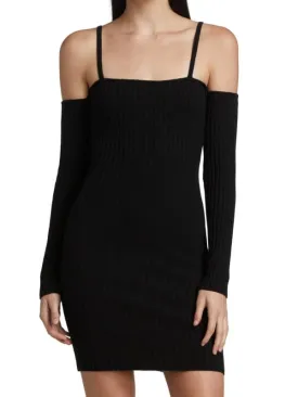 Anna Quan Off Shoulder Mini Dress jaida, raven