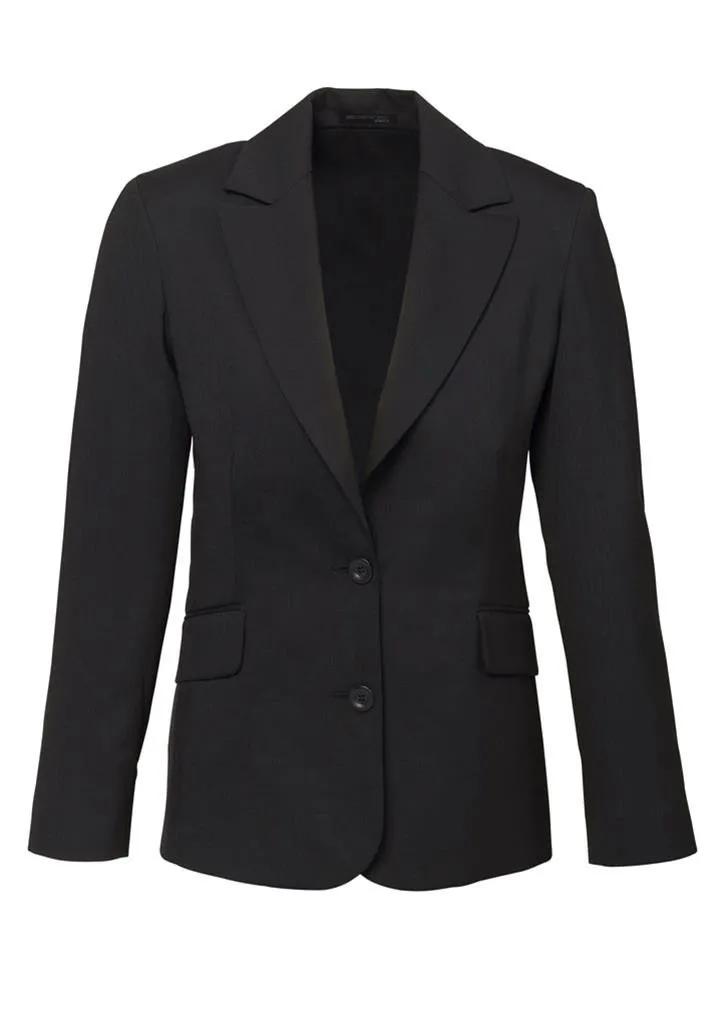 Biz Corporates Comfort Wool Stretch Womens Longline Jacket (64012)