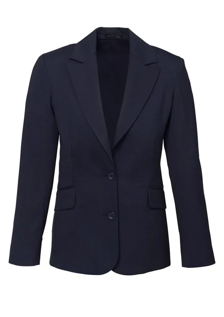 Biz Corporates Comfort Wool Stretch Womens Longline Jacket (64012)