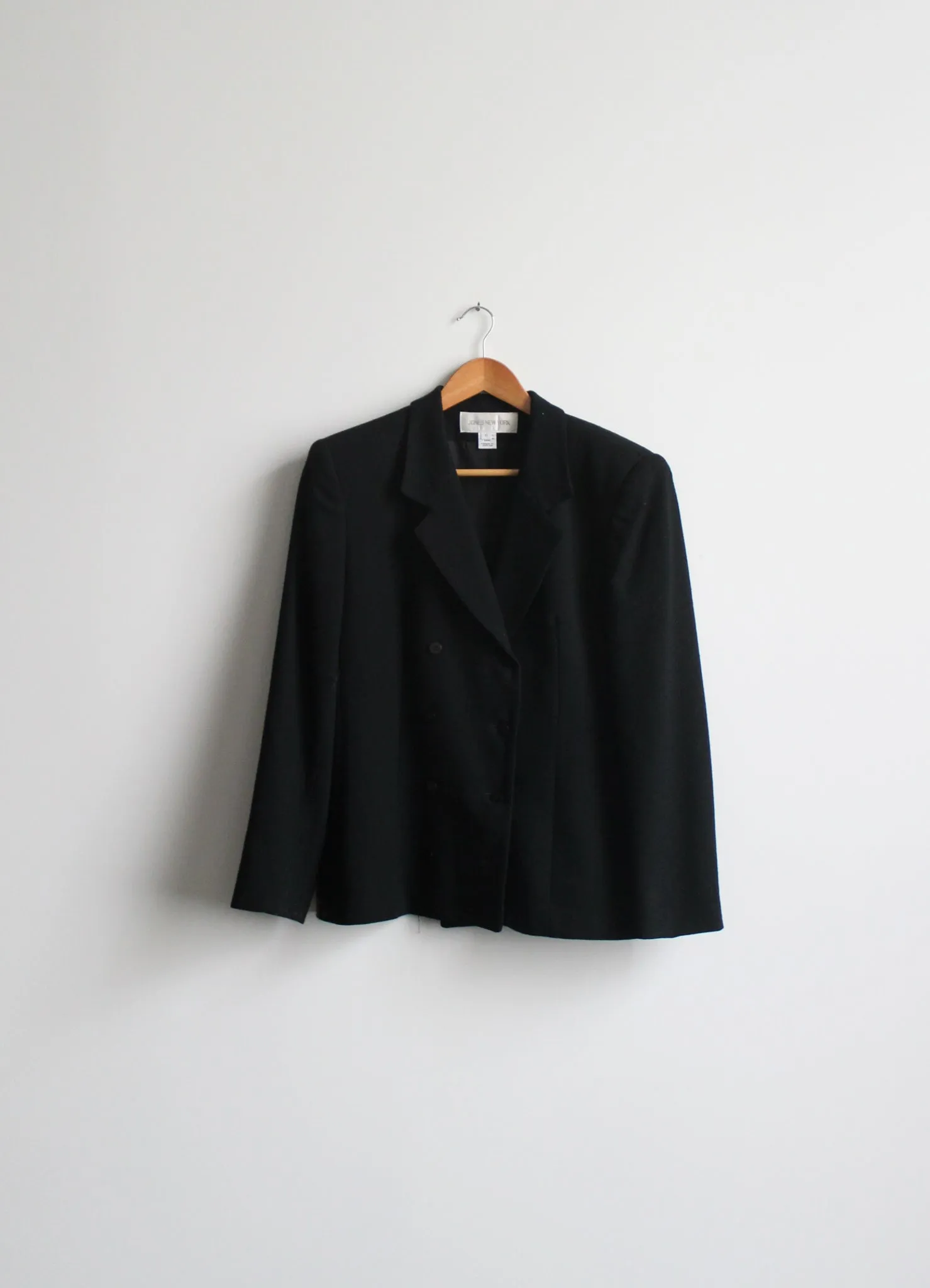 black wool blazer