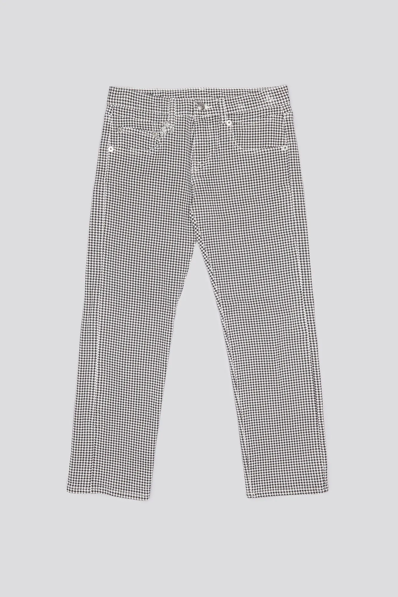 BOY STRAIGHT - PRINTED HOUNDSTOOTH