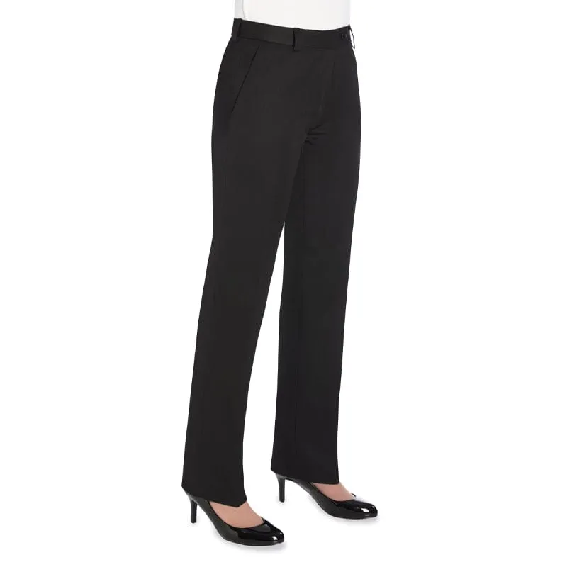 Brook Taverner Aura Straight Leg Trousers - Black