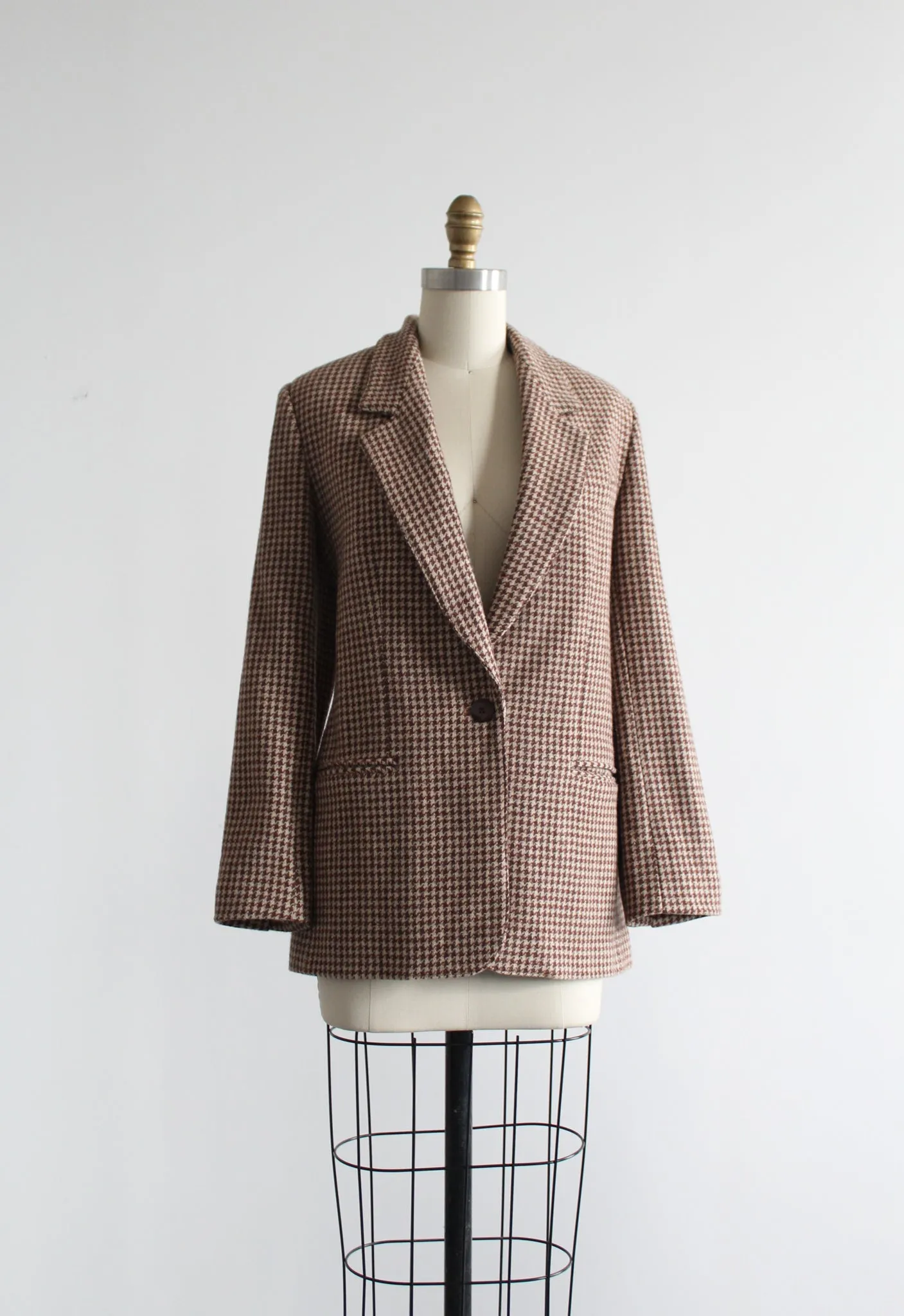 card catalog wool blazer