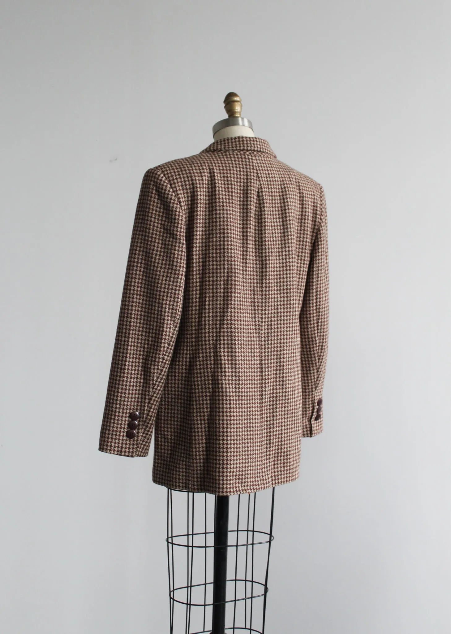 card catalog wool blazer