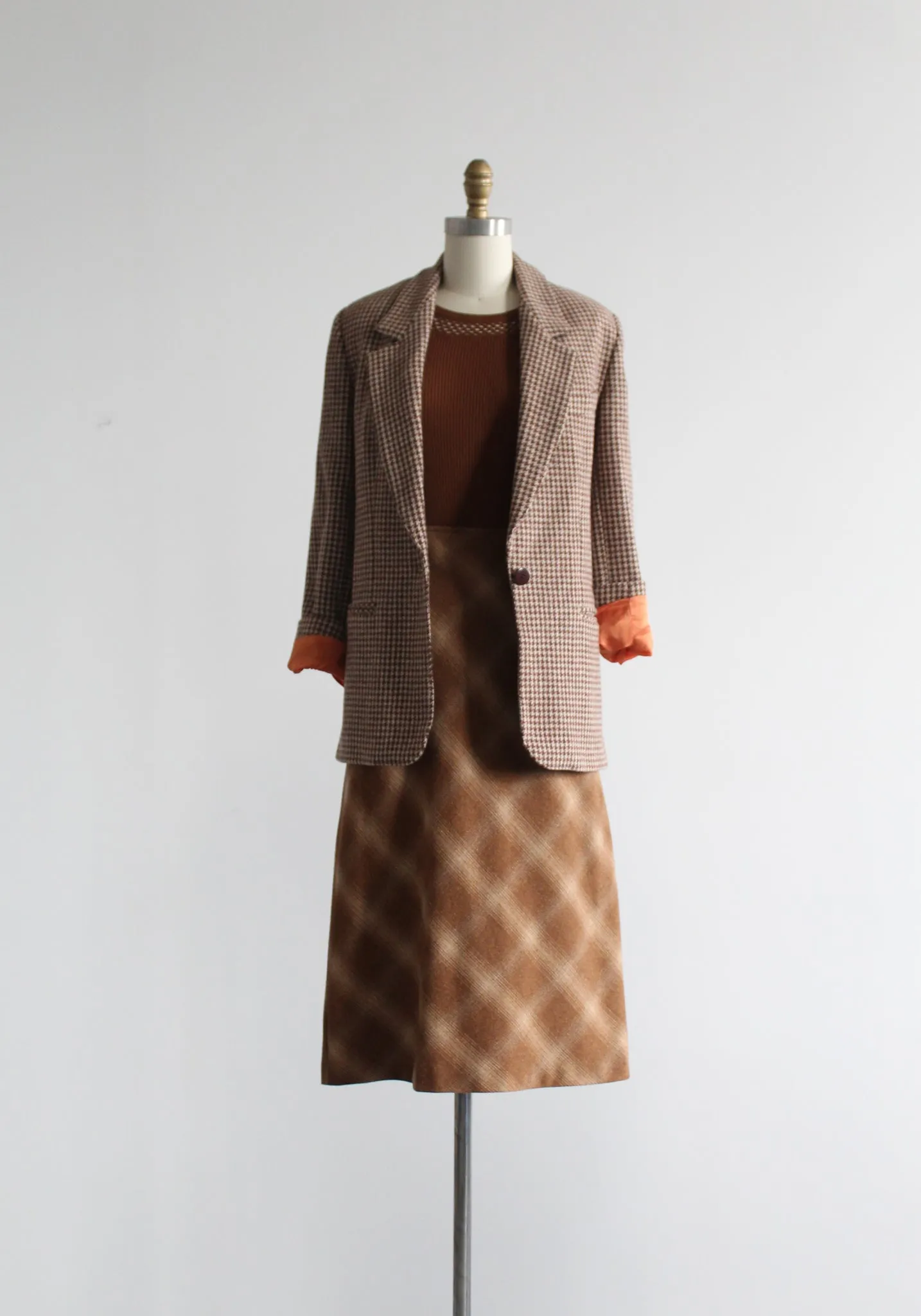 card catalog wool blazer