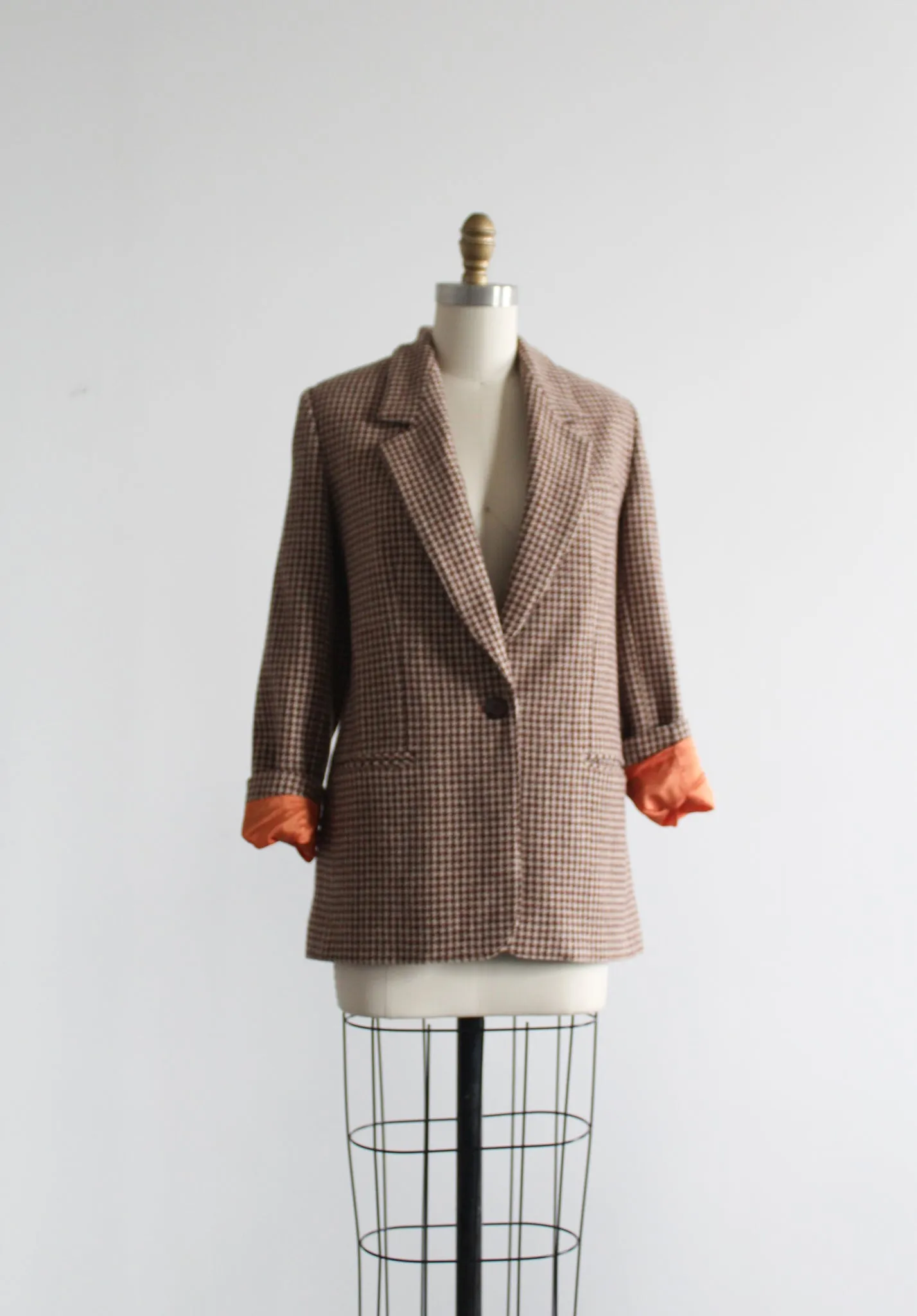 card catalog wool blazer