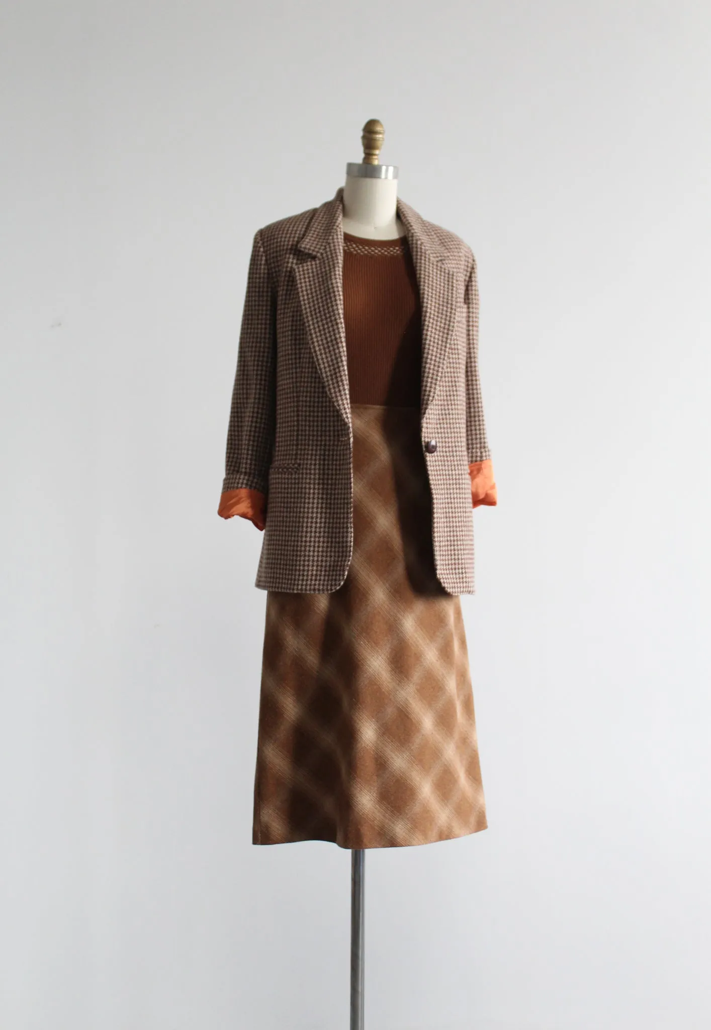 card catalog wool blazer