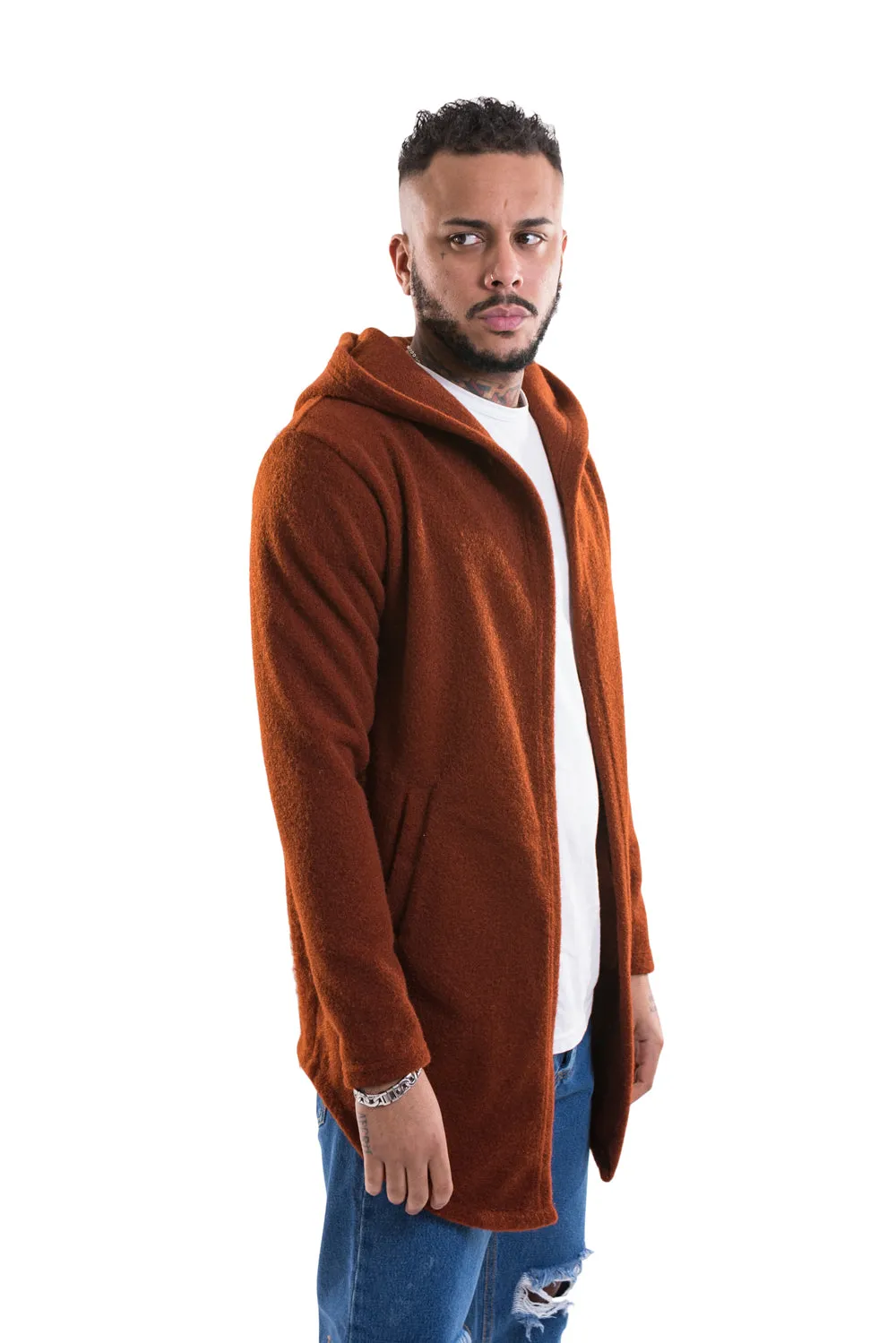 Cardigan Uomo Con Cappuccio Art. Mg83