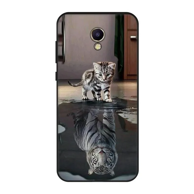 Cat Patterned Silicon Phone Case For Meizu M5S M5C M6 Silicon TPU Bumper Back Cover Case For Meizu M5 Note M6 Note