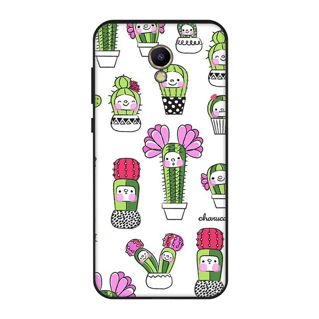 Cat Patterned Silicon Phone Case For Meizu M5S M5C M6 Silicon TPU Bumper Back Cover Case For Meizu M5 Note M6 Note