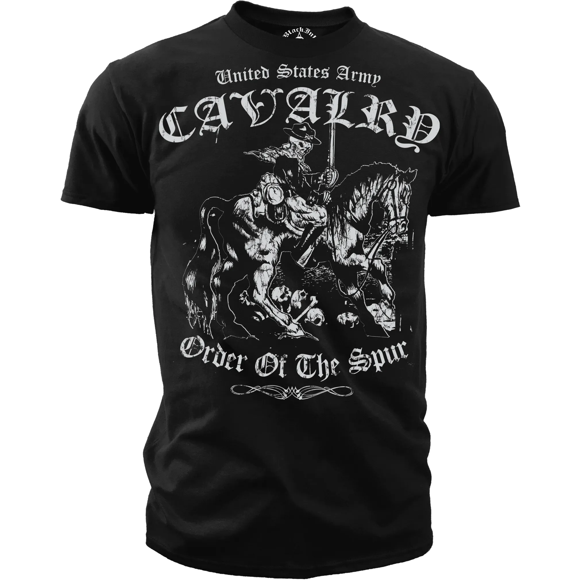 Cavalry "Order of the Spur" T-Shirt - Black / Brown