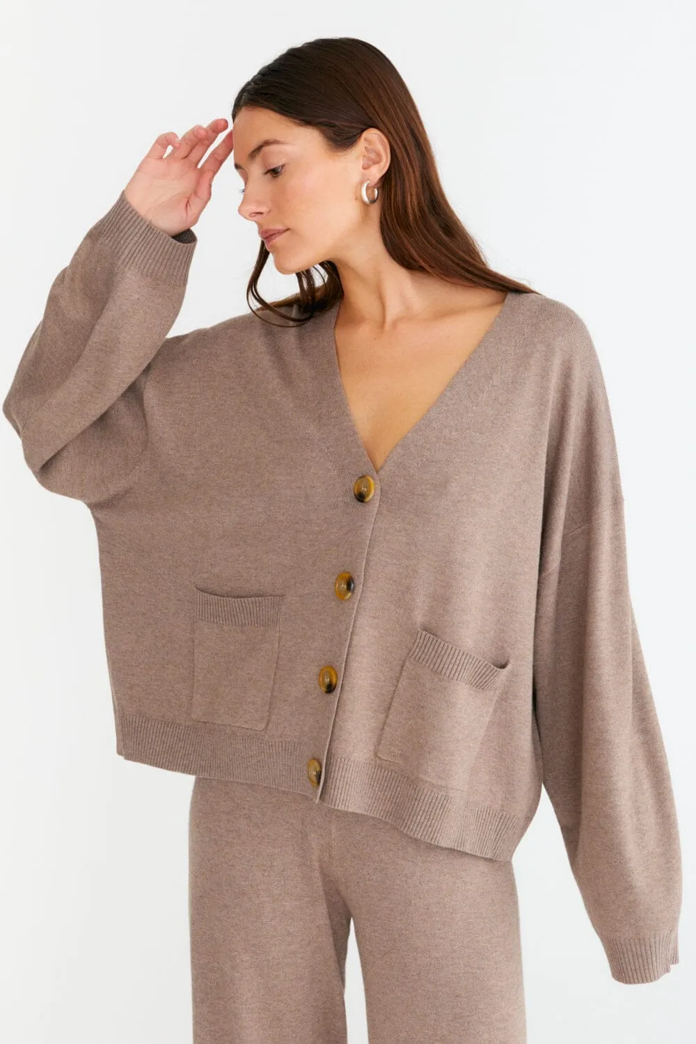 Classic boxy Knit Cardigan