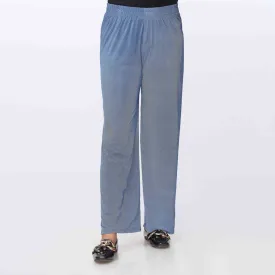 Denim Jersey Straight Plain Trouser PW3556