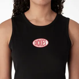 Dickies Women's Racerback Cropped Tank Top