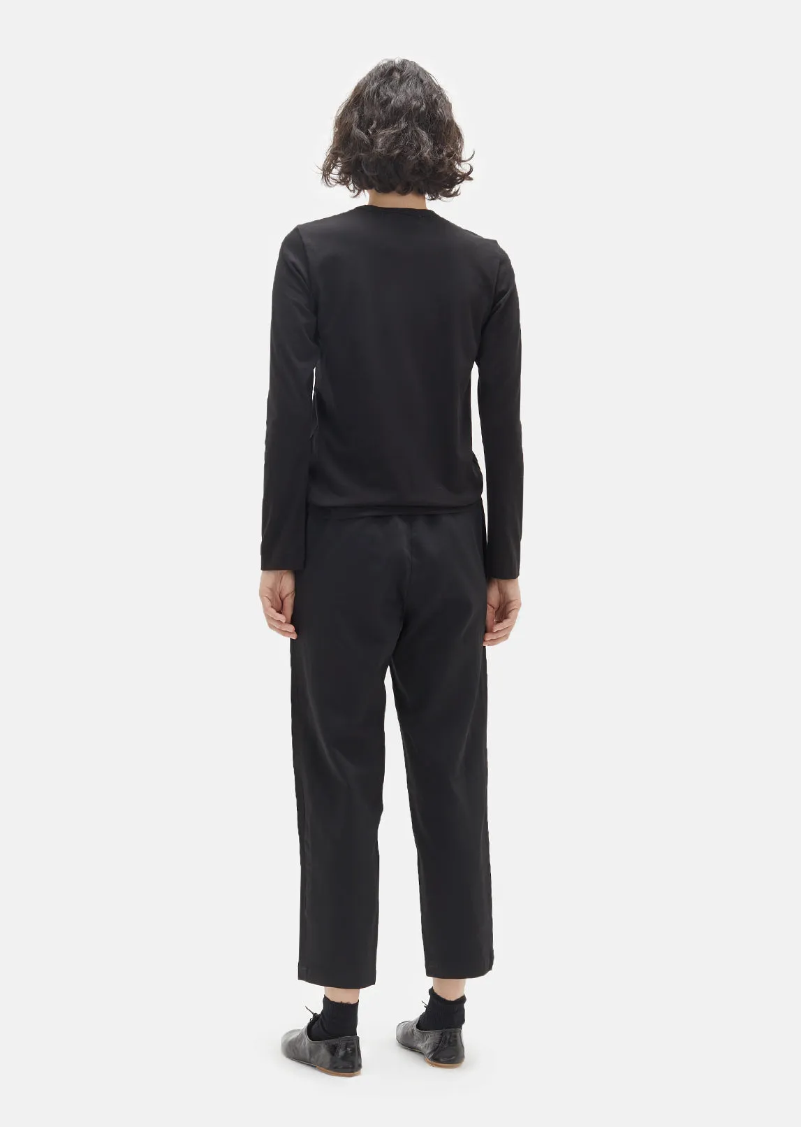 Drawstring Straight Trousers