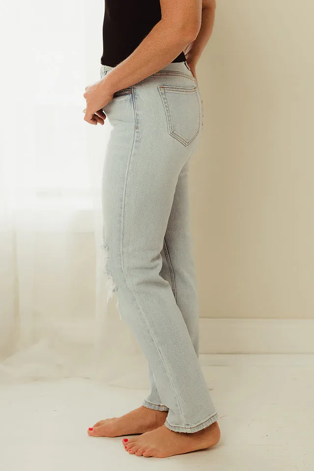 Edgy Straight Leg Jeans