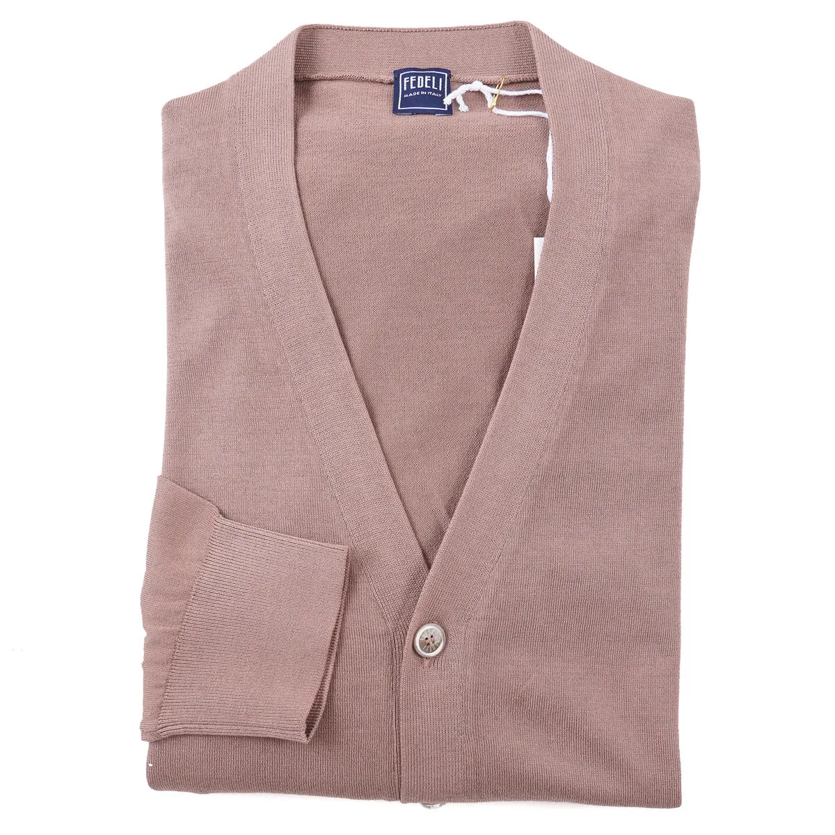 Fedeli Extrafine Cotton Cardigan Sweater