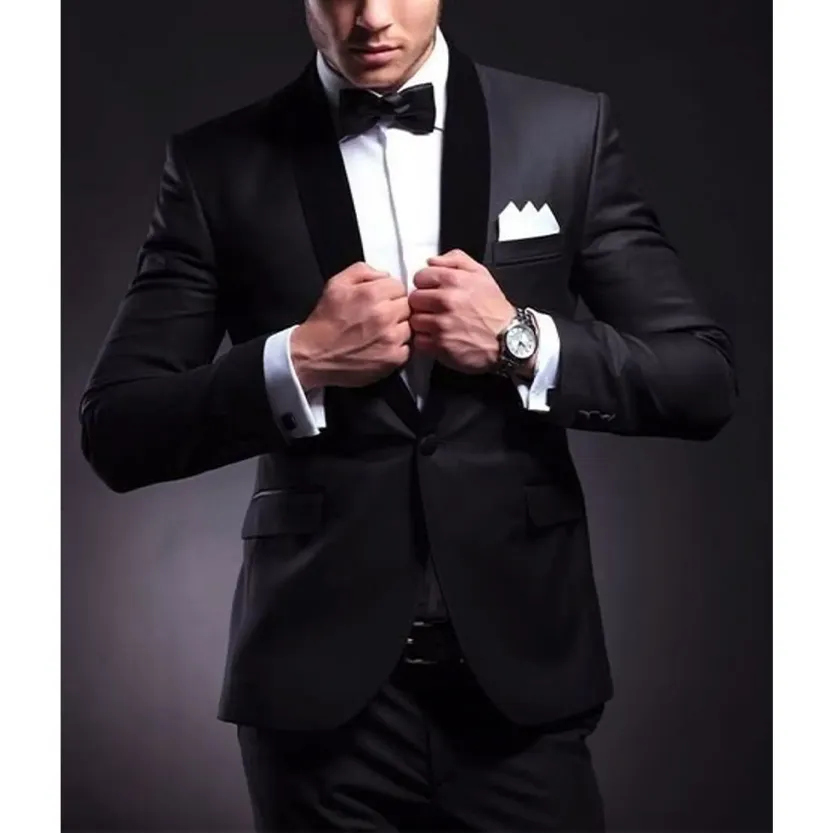 Funki Buys | Suits | Men's Elegant Slim Fit 2 Pcs Formal Tuxedos