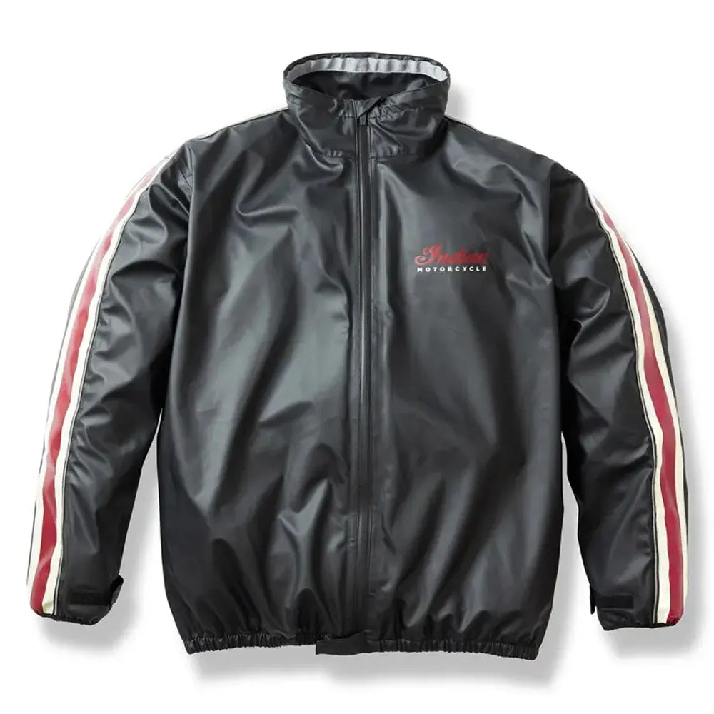 Indian Motorcycle  Rain Suit Jacket Light Breathable Windproof Liner Black