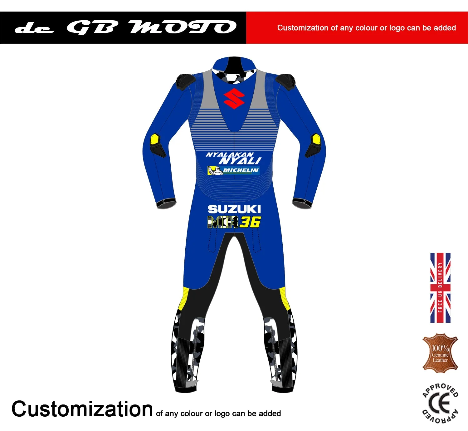 JOAN MIR SUZUKI RACING LEATHERS MOTOGP 2020