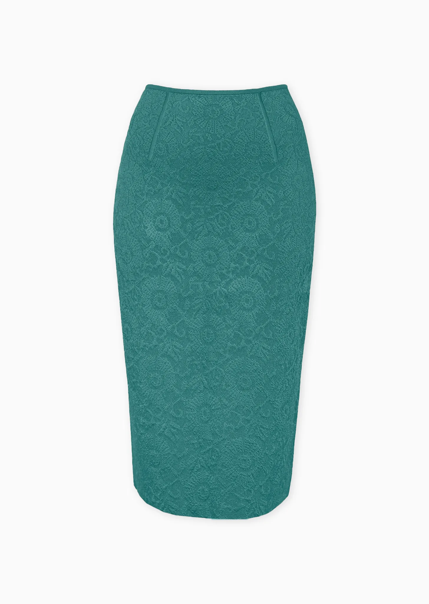 Jolie - Matelessé Slim Skirt with Back Vent