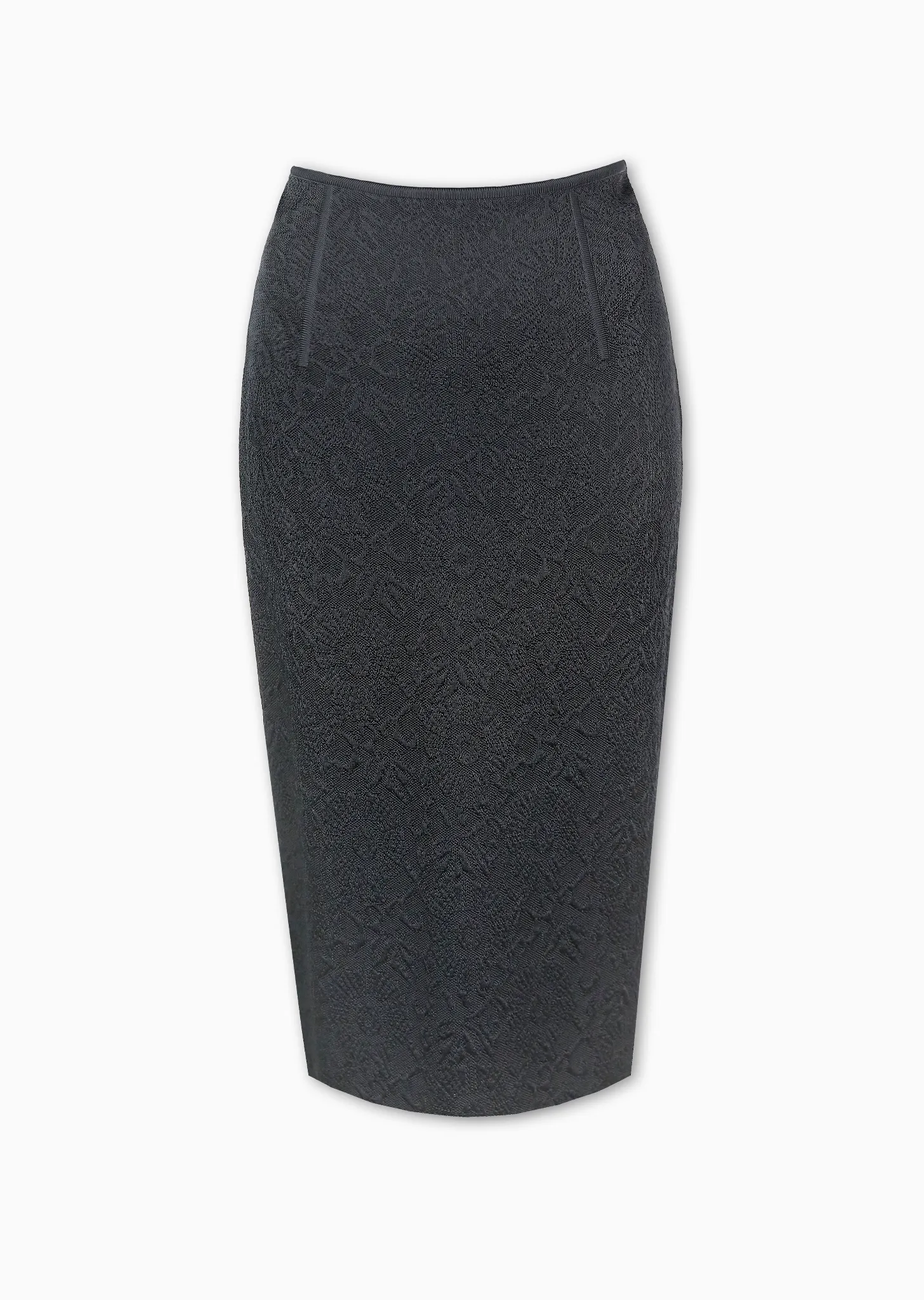 Jolie - Matelessé Slim Skirt with Back Vent