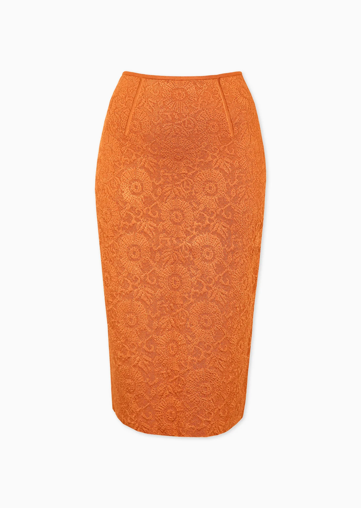 Jolie - Matelessé Slim Skirt with Back Vent