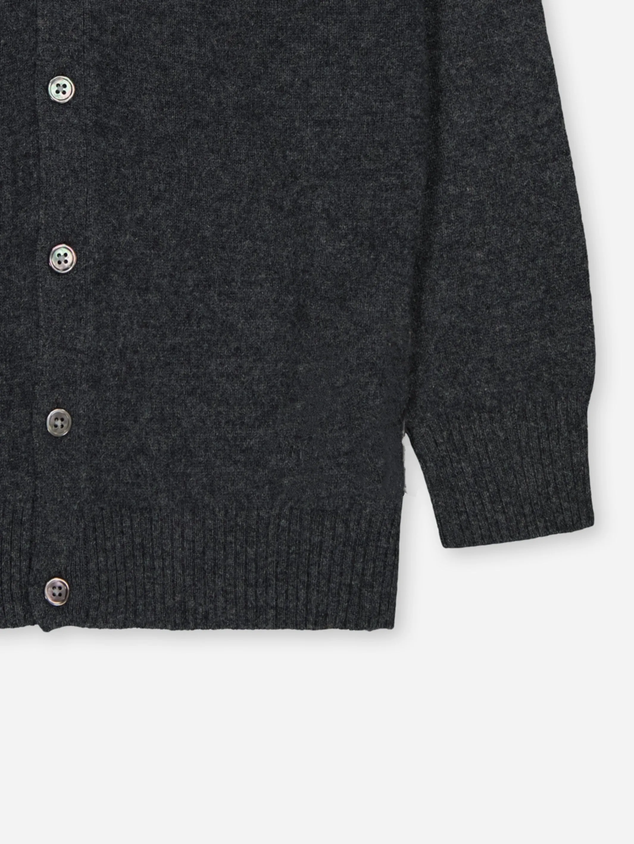 Kids' Cashmere Cardigan Anthracite