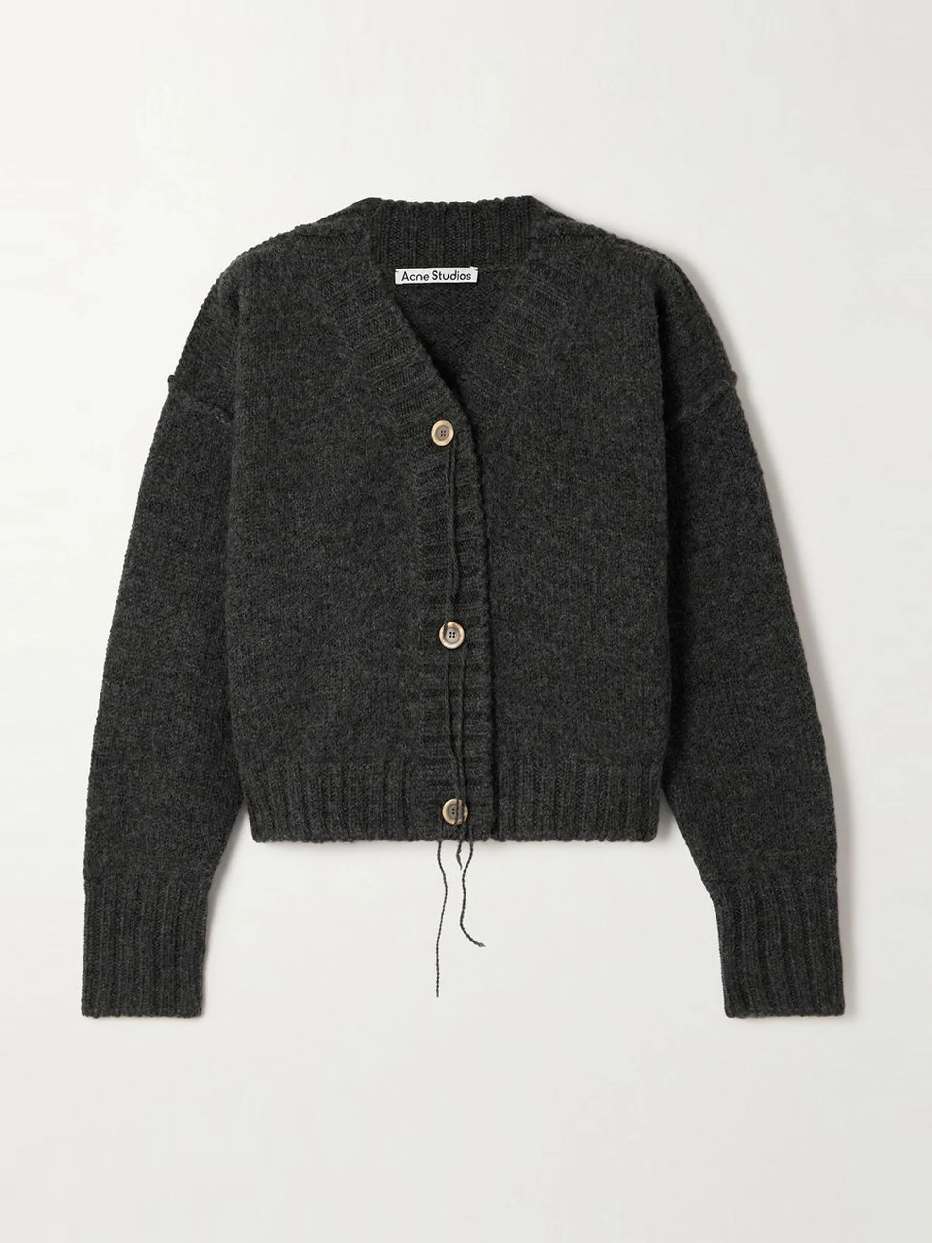 Knitted wool cardigan