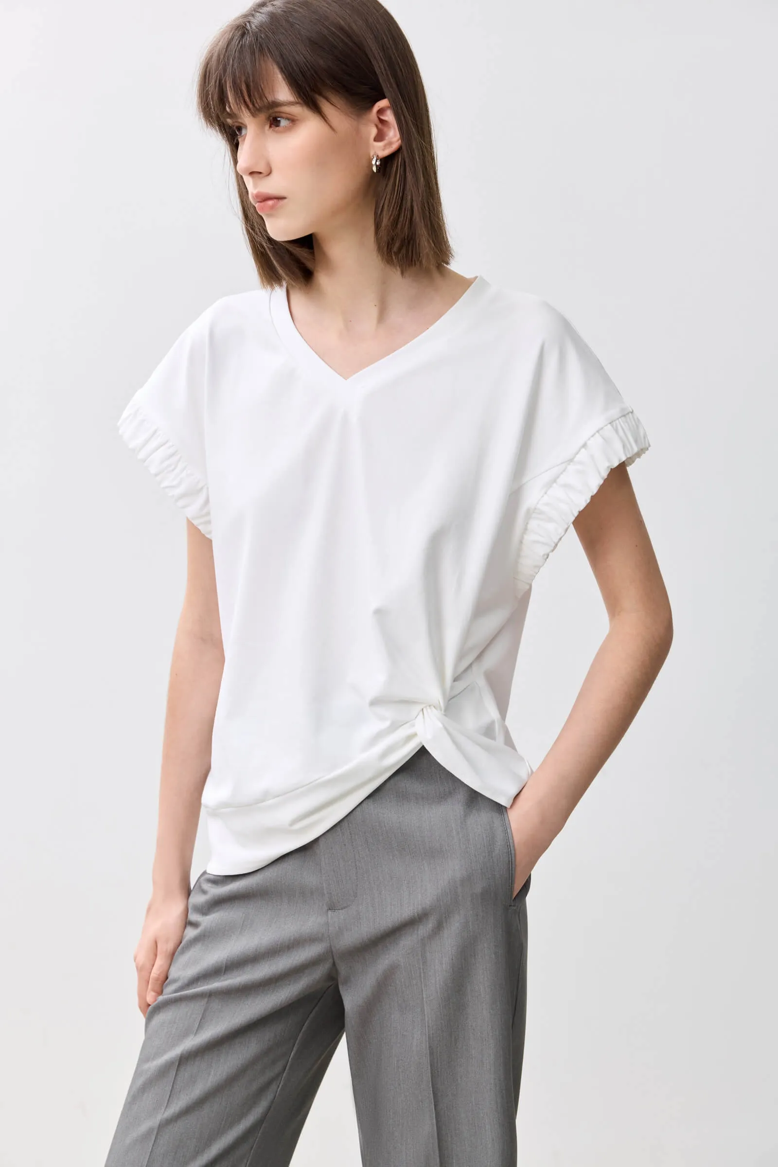 LILY Solid Color T-Shirt