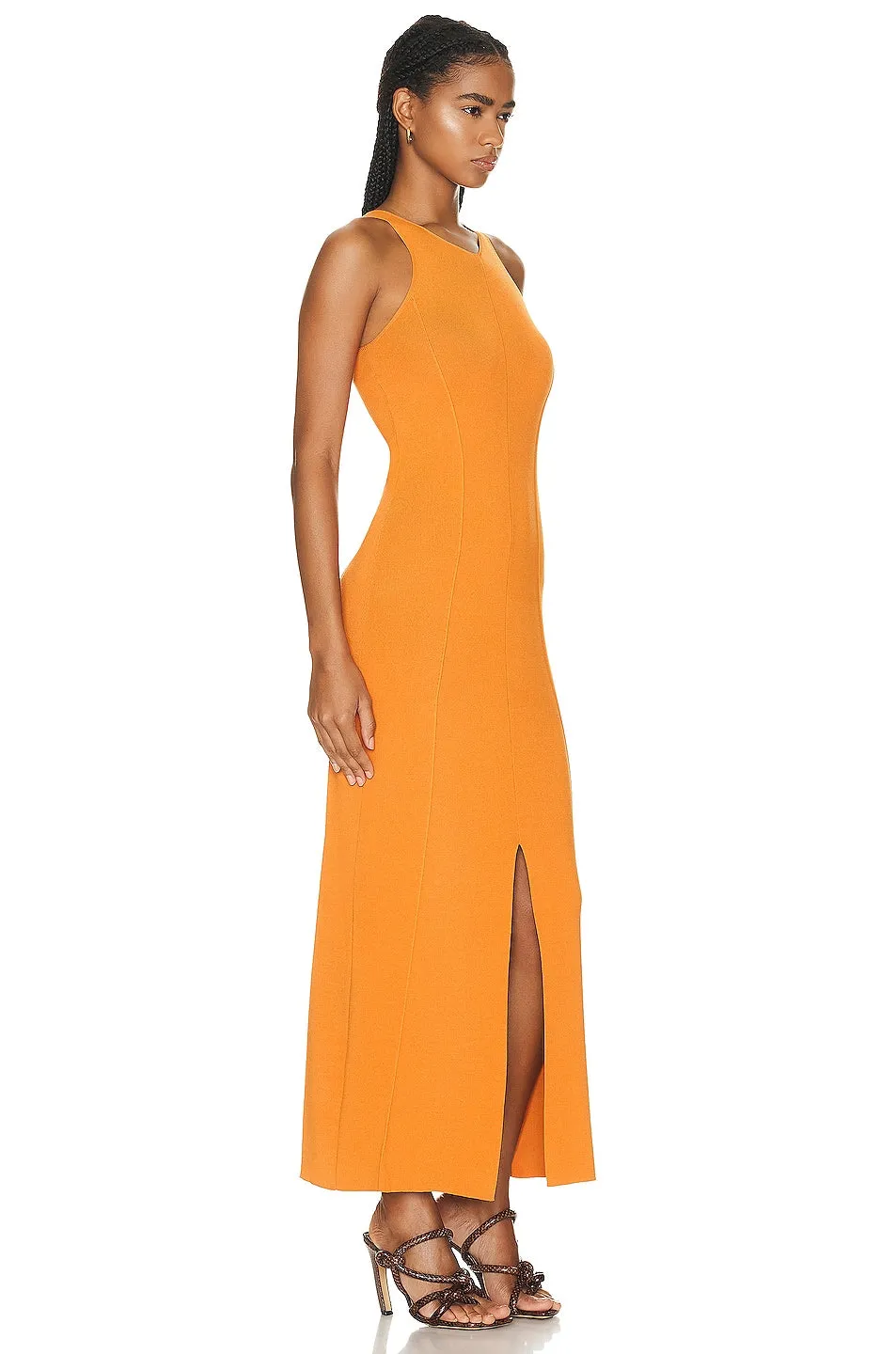 Maxi dress Nanushka Elia, orange