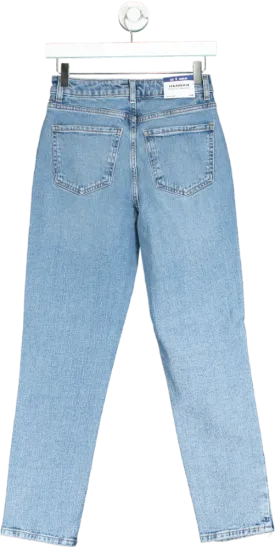 New Look Light Blue Hannah Straight Leg Ankle Grazer Jeans UK 6