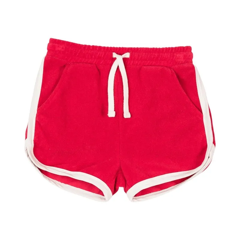 Rock Your Kid Red Jogger Short