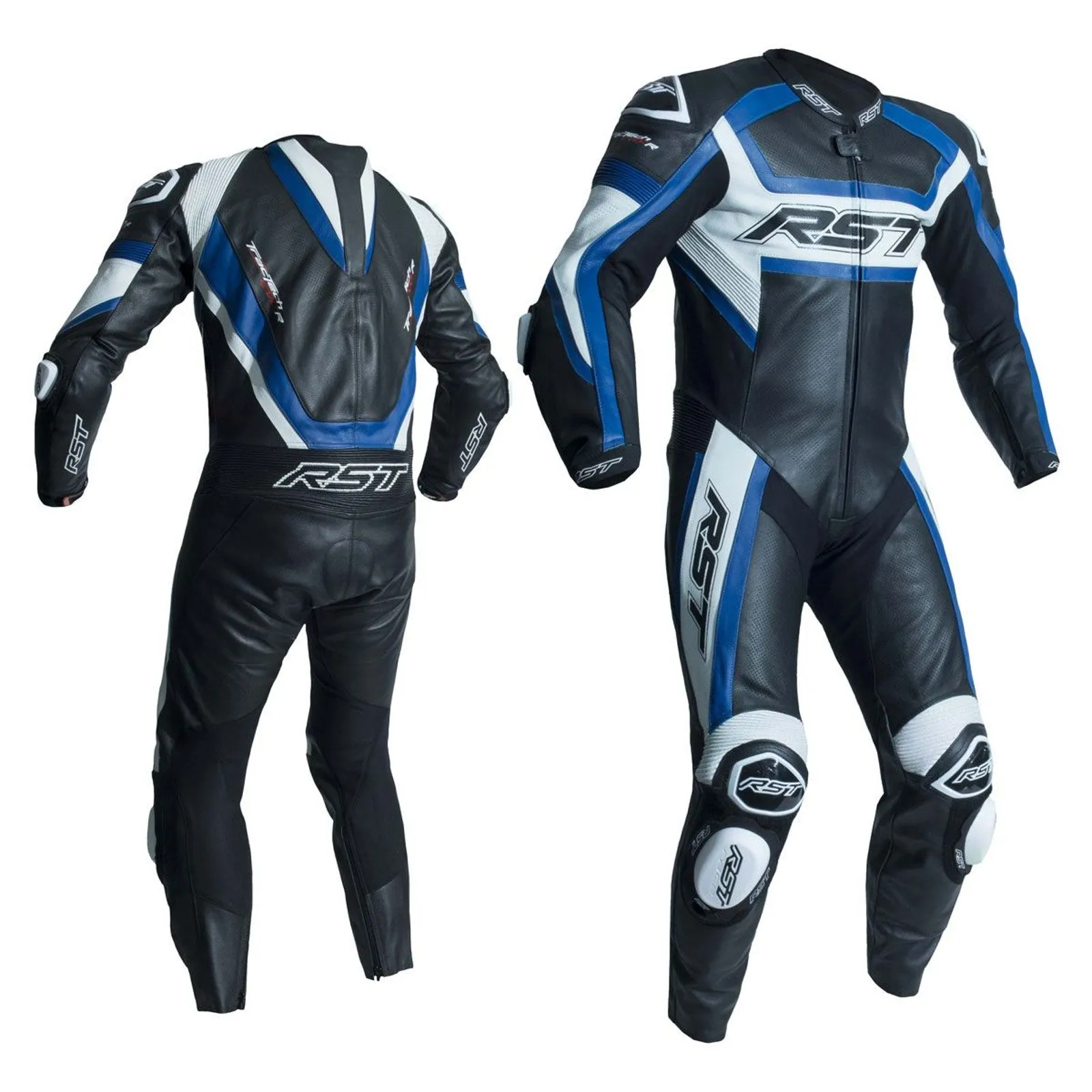 RST 2054 TracTech Evo R CE Approved Leather Suit - Blue