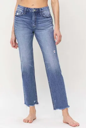 Sissy High Rise Straight Jeans