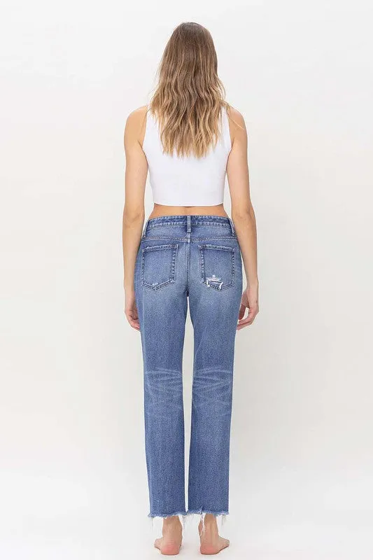 Sissy High Rise Straight Jeans