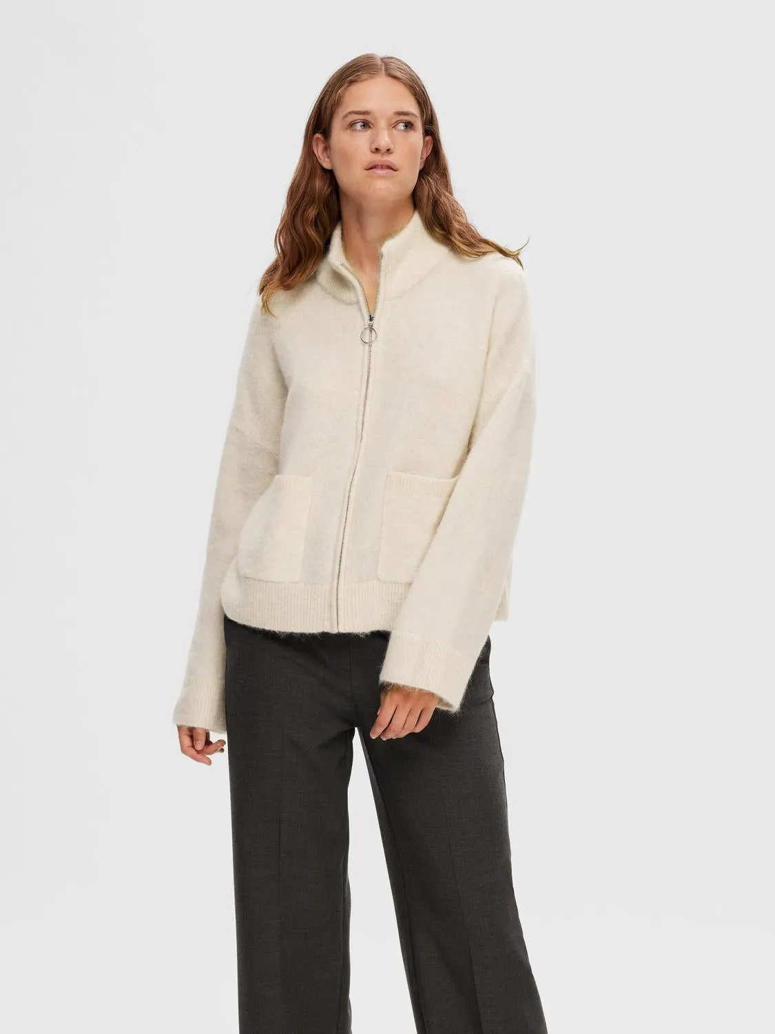 SLFSIA Knit Cardigan - Birch