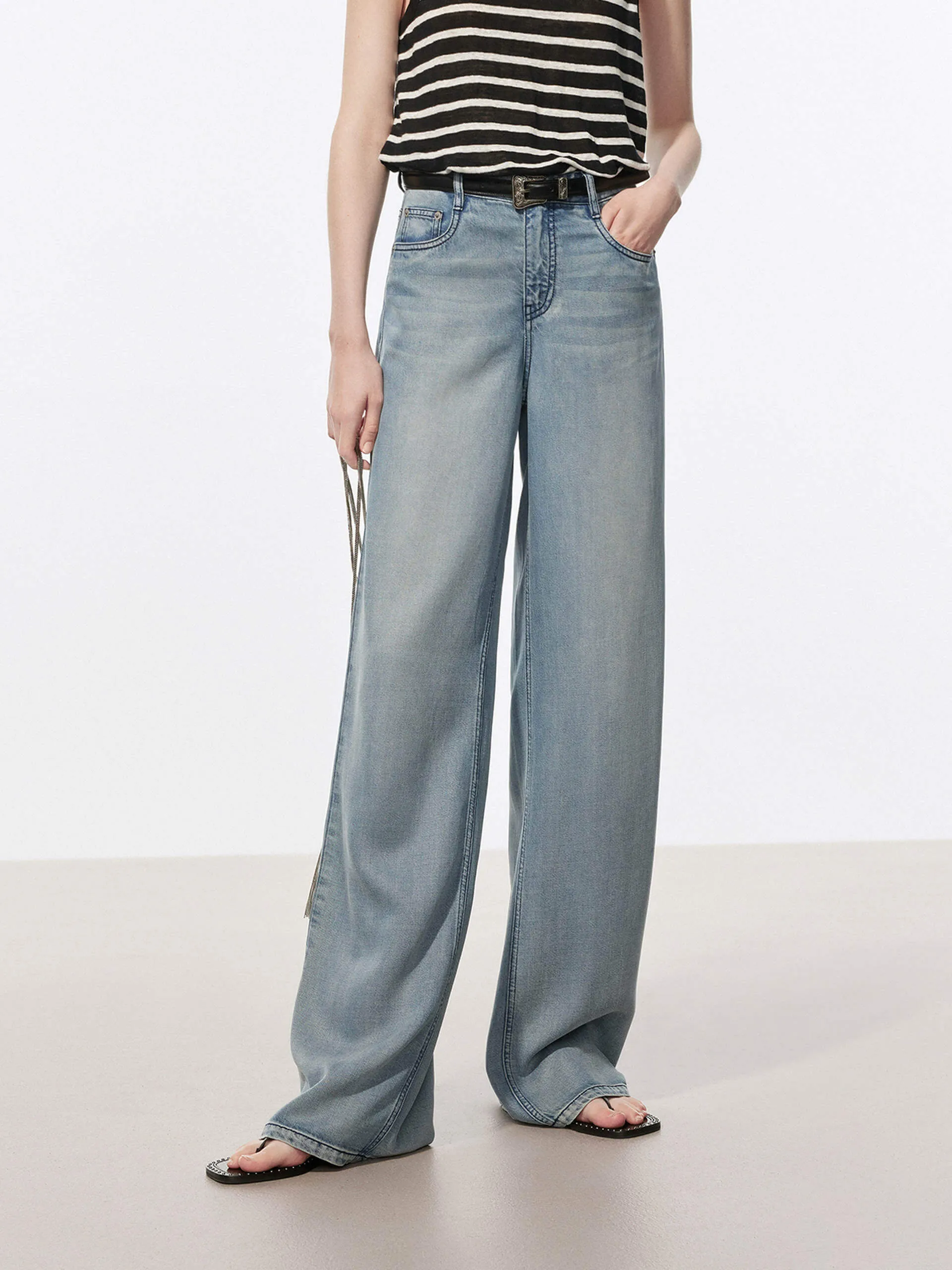 Soft Straight Leg Jeans