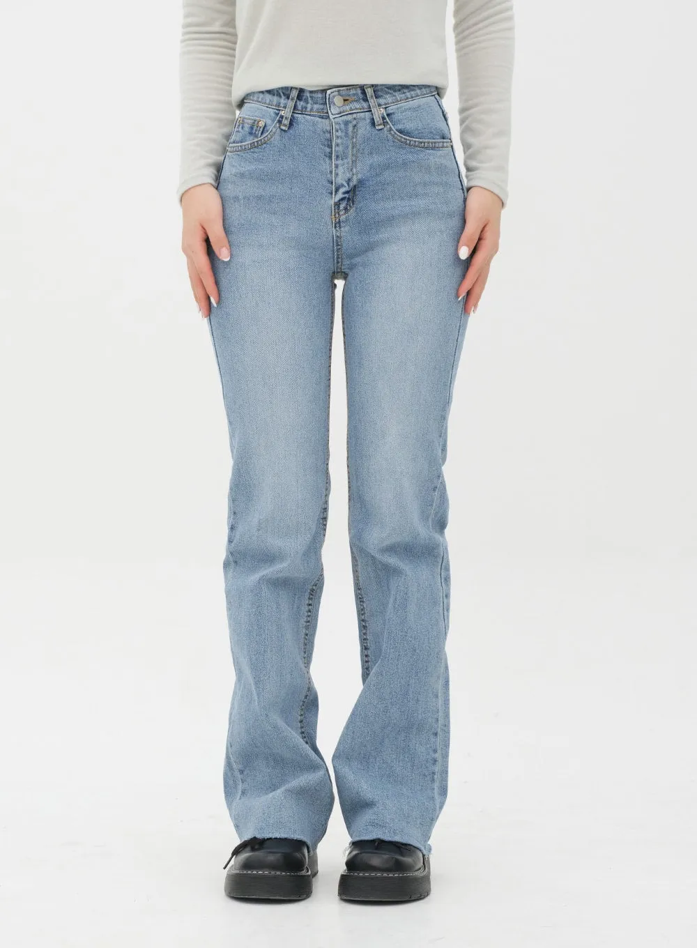 Straight Leg Jeans C2001