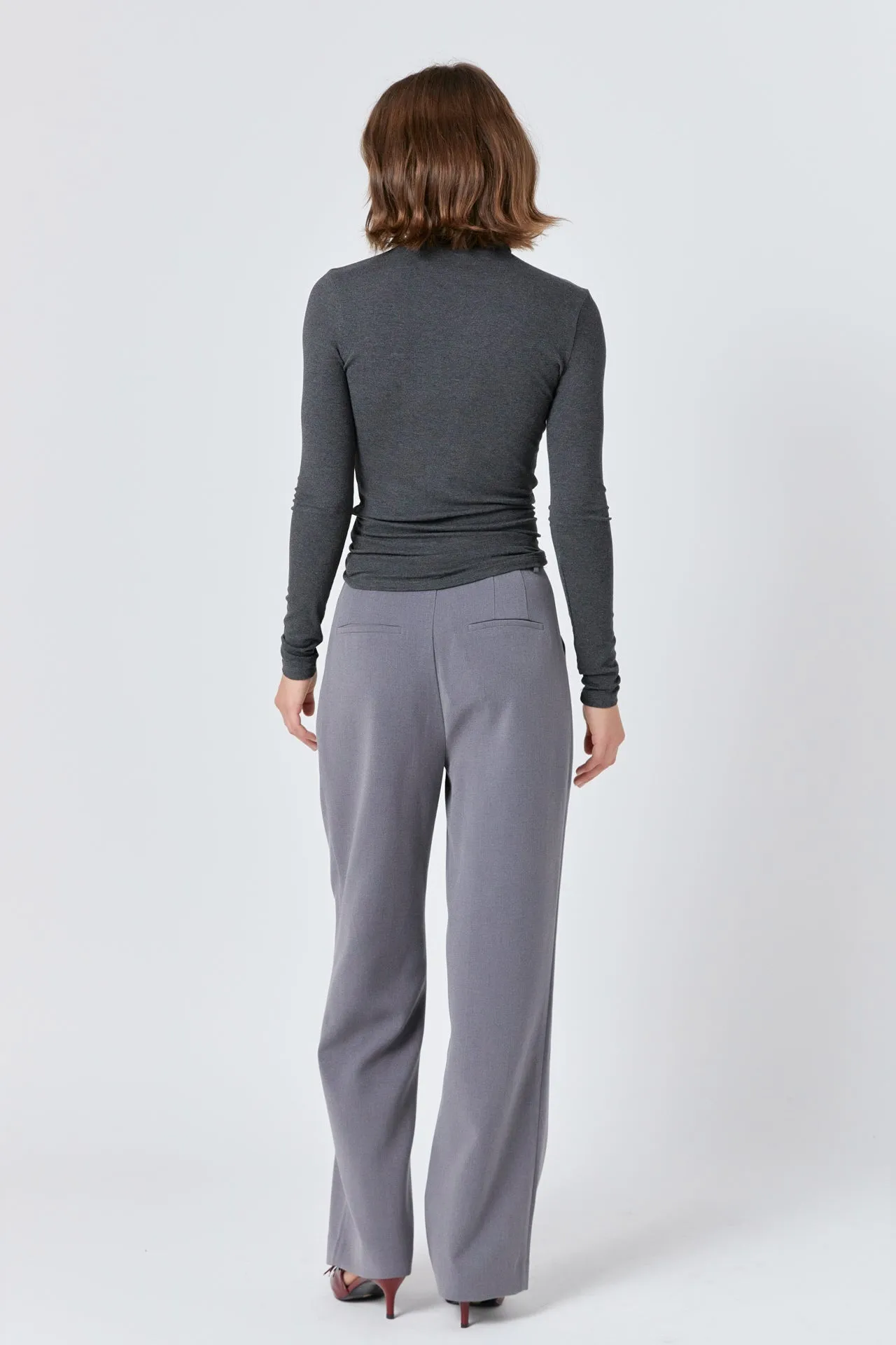 Straight-Leg Trousers