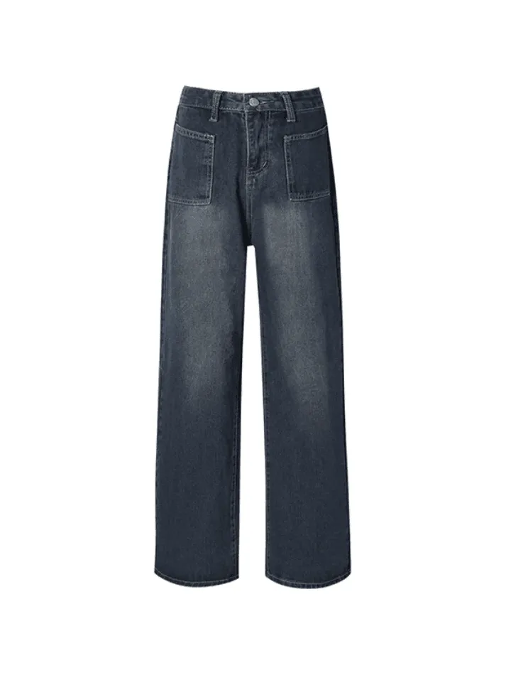 Street Vintage Gradient Wash Jeans