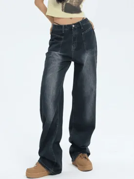 Street Vintage Gradient Wash Jeans