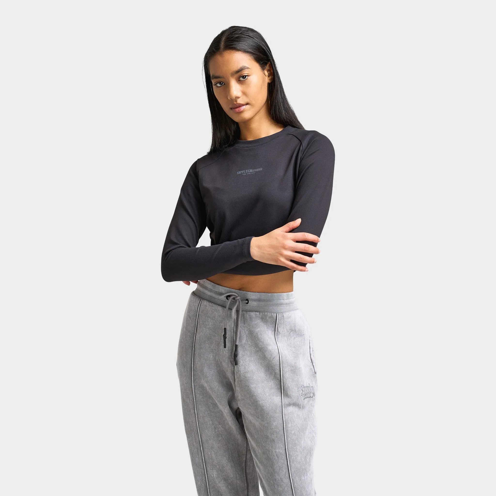 Supply & Demand Women's Supply Slim Tee / Black