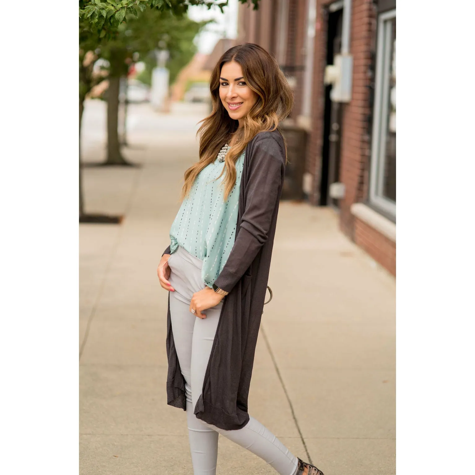 Tissue Tunic Cardigan