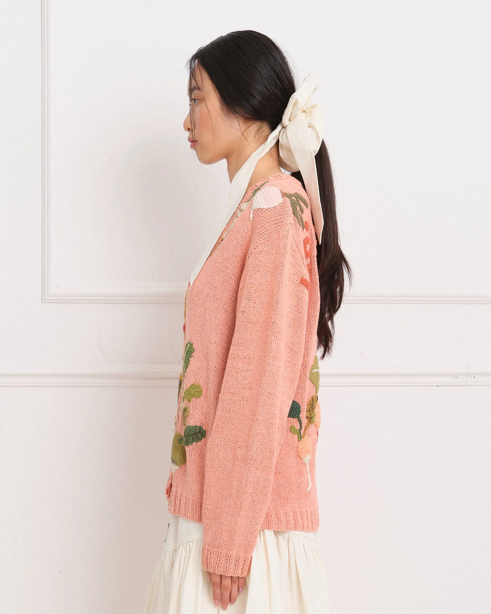 Twinsun Knit Cardigan - Pink Rooting For You