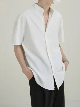 Zhou Relaxed Solid Color Shirt