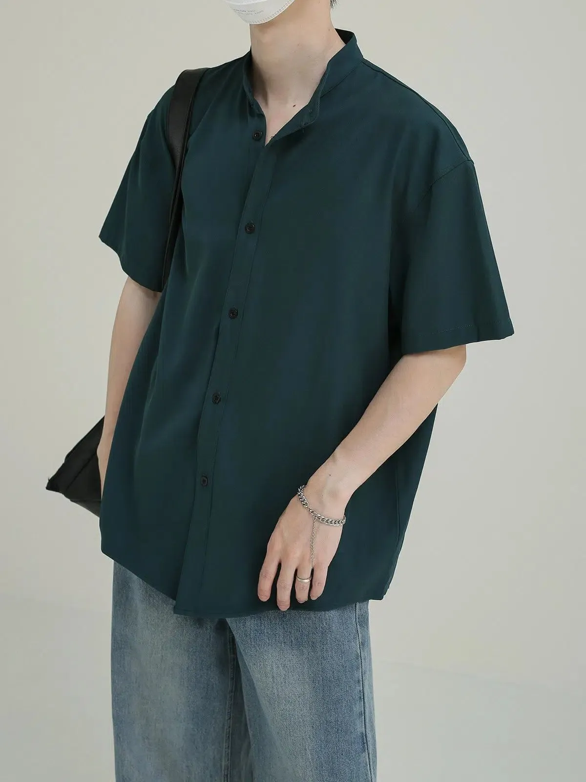 Zhou Relaxed Solid Color Shirt